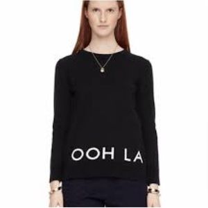 Kate Spade Broome Street Ooh La La Crew Neck Sweter
